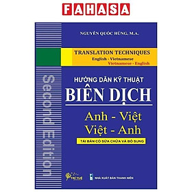 Hướng Dẫn Kỹ Thuật Biên Dịch Anh - Việt, Việt - Anh