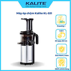 Mua Máy ép chậm Kalite KL 531  công suất 200W  thân máy phủ inox 304  ép kiệt bã  chạy êm  bộ lọc trang bị lọc mịn làm bằng inox 304  hàng chính hãng