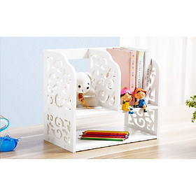 Mua KỆ SÁCH ĐỂ BÀN 2 TẦNG 2 NGĂN HOA CHỒI IG136