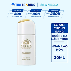 Serum chống nắng dưỡng da nâng tông Anessa Day Serum SPF50+ PA++++ 30ml