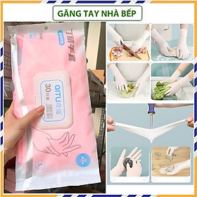 Mua Găng Tay Cao Su  Bao Tay Rửa Chén  Hộp 30 Chiếc  Dùng Chế Biến Thực Phẩm  Rửa Chén Bát  Vệ Sinh Nhà Cửa