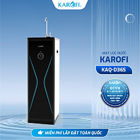 Mua Máy lọc nước RO Mỹ 11 lõi Karofi KAQ-D36S - Màng RO Mỹ 50GPD  Cụm lõi Smax hiệu suất cao 6.0 - Hàng Chính Hãng