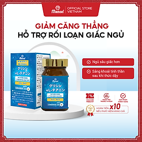 Viên uống MAMORI Glycine L-Theanine giúp giảm căng thẳng - stress, Hỗ trợ ngủ ngon, ngủ sâu giấc (60 Viên)