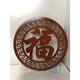 Mua Tấm trang trí ốp lưng bàn thờ treo tường chữ PHÚC HÁN KH18617