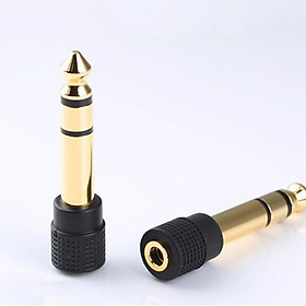 Mua Jack chuyển 6.5 sang 3.5  Mạ Vàng Chuyển Đối Tín Hiệu Âm Thanh Chất Lượng Cực Cao
