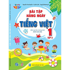Sách – Combo Bài Tập Hằng Ngày Toán và Tiếng Việt Lớp 1 – Cánh Diều – Tập 2