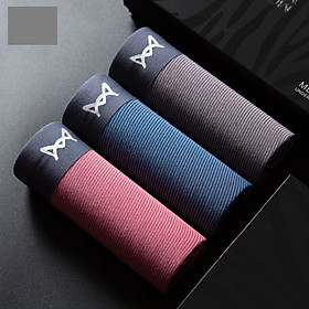 Cat (MiiOW) Men's Underwear Men's Boxer Seamless 50 Modal Breathable Men's Underwear Boxer Men's Shorts 3 Gift Boxes Mixed Color L