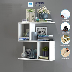Giá Sách Treo Tường 3 Tầng Đơn Giản SIB DECOR (Nhiều màu)
