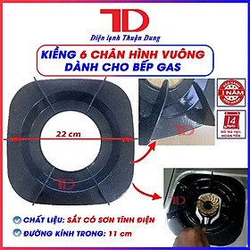 Mua Kiềng bếp ga 6 chân đa năng sử dụng cho bếp Rinnai mặt inox men  kiềng tĩnh điện bếp gas  kiềng vuông - Điện Lạnh Thuận Dung