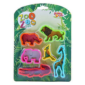 Nơi bán Bộ Khuôn Nặn Học Tập 6 Món Kiddy Clay MO-ZOO - Giá Từ -1đ