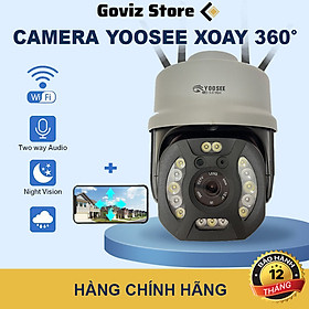 Mua Camera wifi Yoosee 4 Râu 17 Led FULL HD 5.0Mpx  Xoay 360°  Đàm Thoại Hai Chiều  Báo Động Chống Trộm  Chuyên Dụng Ngoài Trời - Hàng Nhập Khẩu