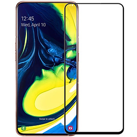 Mua Miếng dán kính cường lực full màn hình 111D cho Samsung Galaxy A80 / A90 hiệu HOTCASE (siêu mỏng chỉ 0.3mm  độ trong tuyệt đối  bo cong bảo vệ viền  độ cứng 9H) - Hàng nhập khẩu