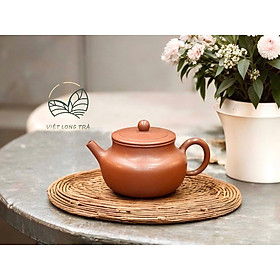 ẤM TRÀ BÌNH CÁI ĐỨC CHUNG - ĐẤT CHU NÊ - 160ML - NGHỆ NHÂN VƯƠNG HỒNG VỸ