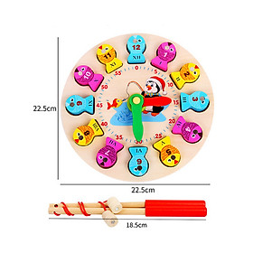 Đồ Chơi Gỗ - Đồng Hồ Câu Cá