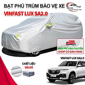 Bạt phủ xe ô tô 7 chỗ 3 lớp thông minh, chất liệu vải dù oxford cao cấp, áo trùm bảo vệ xe 7 chỗ