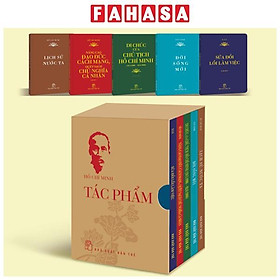 Sách - Boxset Di Sản Hồ Chí Minh - Tác Phẩm (Khổ Nhỏ) (Bộ 5 Cuốn) (Tái Bản 2024)