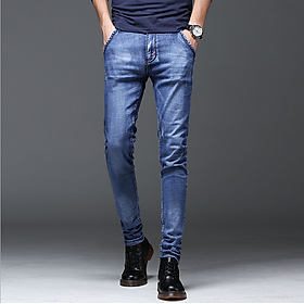 Quần jeans Nam Titishop QJ282 Wax Co giãn