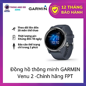 Hình ảnh Đồng hồ thông minh GARMIN Venu 2, GPS, Wi-Fi, KOR/SEA  - Hàng chính hãng - Bảo hành 12 tháng