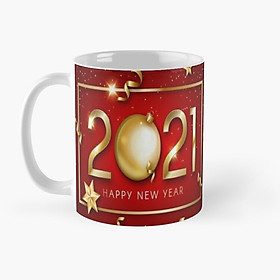 Cốc sứ Happy New Year 2021 