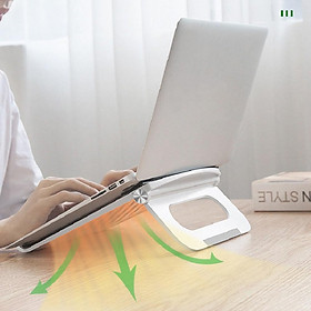 Mua Giá đỡ tản nhiệt cho laptop  macbook  Ipad gấp gọn tiện dụng (màu ngẫu nhiên)