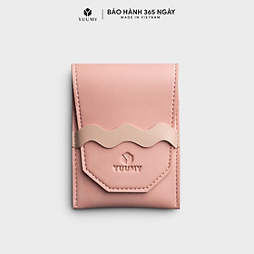 Ví Yuumy ( Thời trang nữ nắp gập cách điệu cỡ nhỏ - Ví móc khóa da Seasand YV81 )