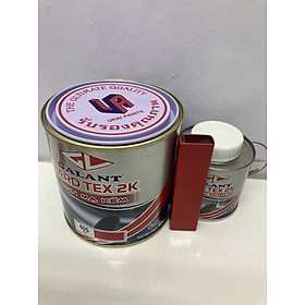 Mua Sơn sắt mạ kẽm không cần lót Galant Hard Tex 2K Red 405 1L/bộ