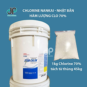 Mua Chlorine Nankai Nhật 70%  1kg clorin nankai Nhật - Xử lí nước bể bơi  diệt rêu tảo  khử trùng diệt khuẩn hiệu quả