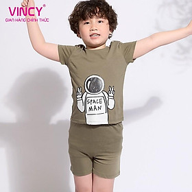 Bộ Đồ Short Thun Bé Trai Vincy Thoáng Mát SST010S12