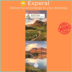 Sách - Scottish Mountains & Lochs Slim Calendar 2024 by  (UK edition, paperback)