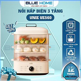 Mua Nồi Hấp Điện 3 Tầng Unie UE560  18Lit - 850w  Hàng Chính Hãng