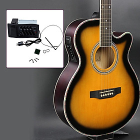 Classic 4 Band Acoustic Guitar Pickup Pre-amp 1/4' Output Pick-up Equalizer