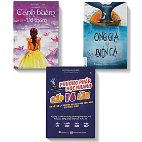Combo 3 cuốn Ông già và biển cả + Phương pháp học nhanh gấp 16 lần + Cánh buồm đỏ thắm