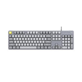 Bàn phím cơ Xiaomi MIIIW G06 Bàn phím chơi game có đèn nền 104Key 6 loại ánh sáng trắng Bàn phím có dây