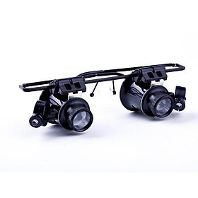 Mua Kính lúp sửa chữa đồng hồ điện tử cơ khí  kiểm định trang sức( có 2 đèn led)