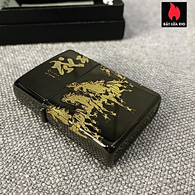 Bật lửa zippo 24756 khắc mã đáo thành công 4 mặt – zippo 24756.mdtc