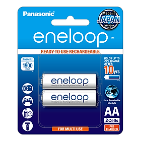 Mua Pin sạc dự phòng NiMH Panasonic eneloop tiêu chuẩn AAA 800mAh - BK-4MCCE2BT2 - Hàng chính hãng (Vỉ 2 viên)
