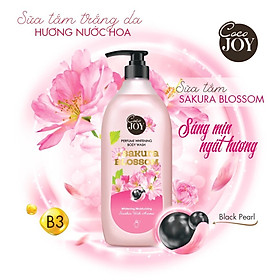 Sữa Tắm Nước Hoa Sáng Da Coco Joy Sakura Blossom 900g