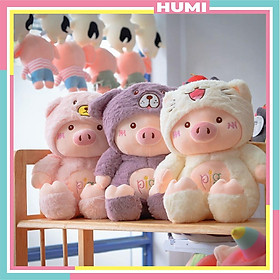 Gấu Bông Heo Cute Xịn Giá Rẻ Cute Dễ Thương Áo Bông Cao Cấp Size 30 - 70 - HUMI