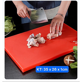 Mua Thớt Nhựa Gia Đình Nhiều Màu Sắc   KT: 35cm x 26cm x 1cm