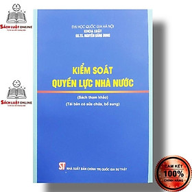 Sách – Kiểm soát quyền lực nhà nước