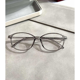 Kính Mắt bầu gọng nhựa dẻo màu thạch xám thời trang Hàn Quốc