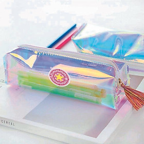 Hộp bút trong hologram IN HÌNH Cardcaptor Sakura - Thủ Lĩnh Thẻ Bài anime