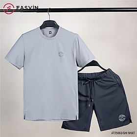 Bộ Quần Áo Thể Thao Nam FASVIN AT25663.HN Mềm mại co giãn thoáng mát