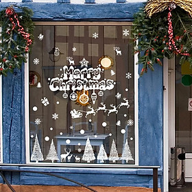 Decal trang trí giáng sinh noel Decal giáng sinh XL831