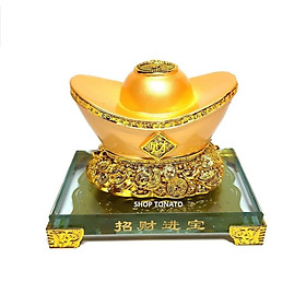 Mua THỎI VÀNG PHONG THỦY ĐẾ THỦY TINH 3003 CAO 10CM