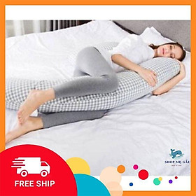 Gối Ôm Bà Bầu, Gối chữ U Êm Ái Chống Đau Lưng Hàng Cao Cấp