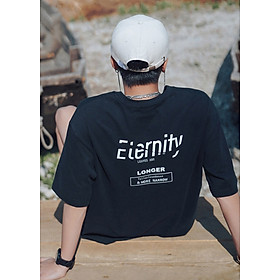 >> BÁO GIÁ ÁO THUN NAM TAY LỠ FORM RỘNG CHẤT COTTON LOANG MÀU CỰC HOT | Shopee Lazada Sendo Tiki mới nhất 58 Áo Thun Nam Tay Lỡ Unisex cổ Tròn chất liệu vải cotton màu đen form rộng in chữ Enternity phong cách độc chất NS074