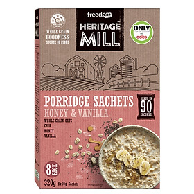 Cháo Yến Mạch Mật Ong Và Hạt Chia Heritage Mill (8 gói)