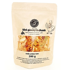 BÁO GIÁ Xưởng Khô Gà Lá Chanh | Shopee Lazada Sendo Tiki mới nhất 18 Big C - Khô gà lá chanh GG 200g - 03641