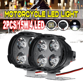 1 pcs1000LM Super bright 5700~6200K 6 Led Motorcycle Headlight bulb work Head Light Fog Driving Spot lamp Night Headlamp accessories for haulage Motor & Bike & Car & ORV